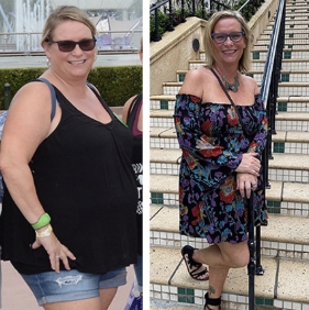 before and after photo