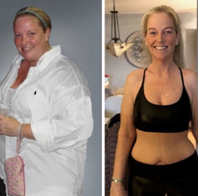 before and after photo