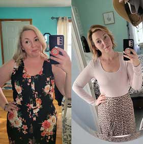 before and after photo