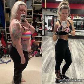 before and after photo