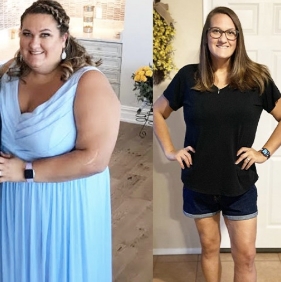 before and after photo